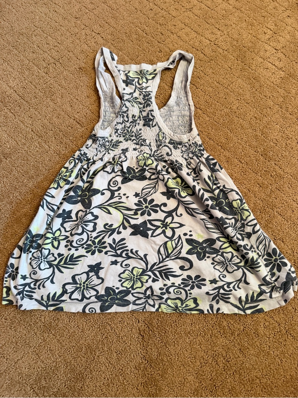Arizona Floral multicolor Babydoll Tank Women’s Size Small - Picture 7 of 8